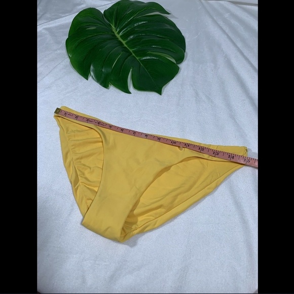 NEW $78 Robin Piccone Ava Classic Bikini Bottoms in Yellow [SZ Medium ]‎ #3381 - Picture 12 of 12